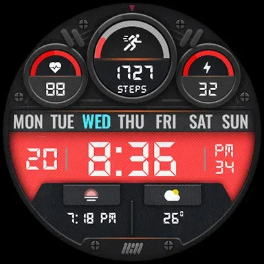 Tancha S62 Retro Watch Face screenshot 20