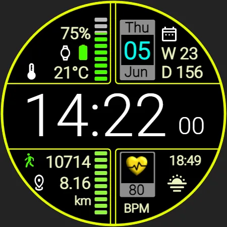 Iris508 Digital Watch Face screenshot 25