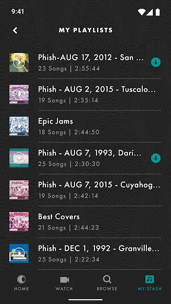 LivePhish screenshot 6