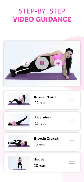 FitHer: Workout for women screenshot 3