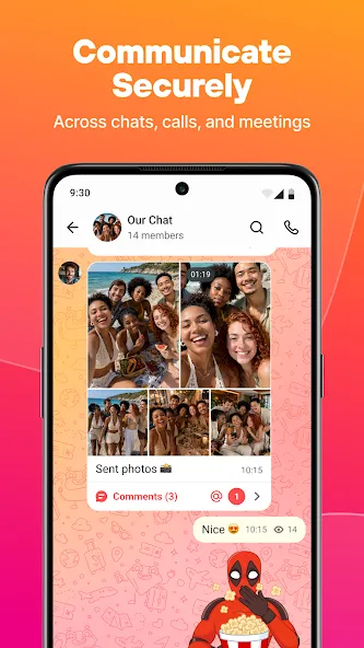 Online chat, calls - Gem Space screenshot 2