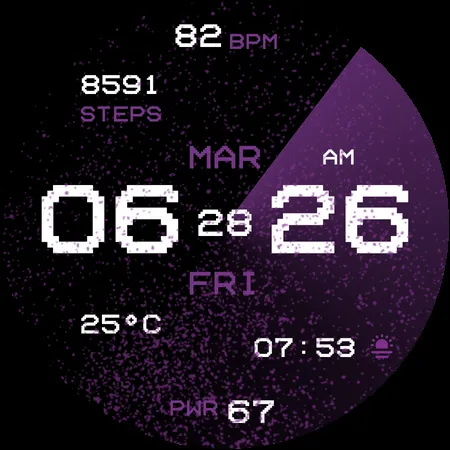 Night Force Watch Face screenshot 5