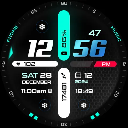Digiglide - Digital Watch Face screenshot 20