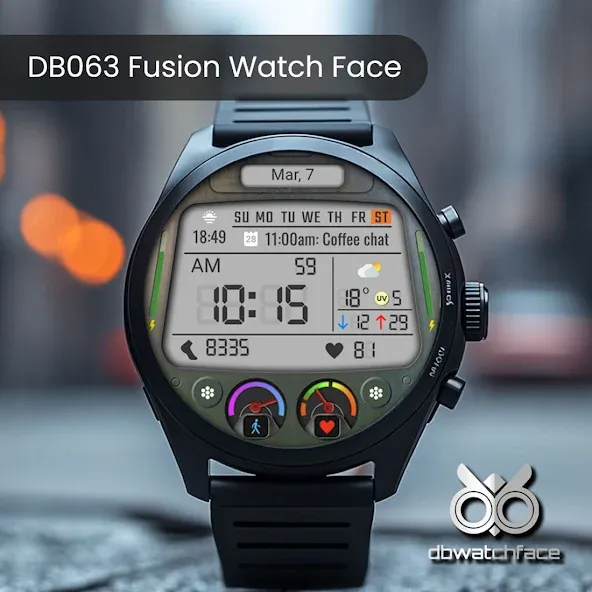DB063 Fusion Watch Face screenshot 1