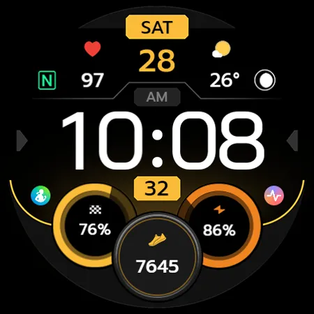 TVV Workout 8 Watch Face screenshot 8