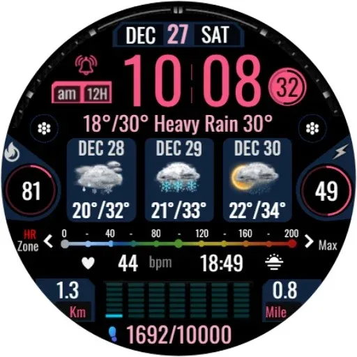 Informative Digital Weather A4 screenshot 21