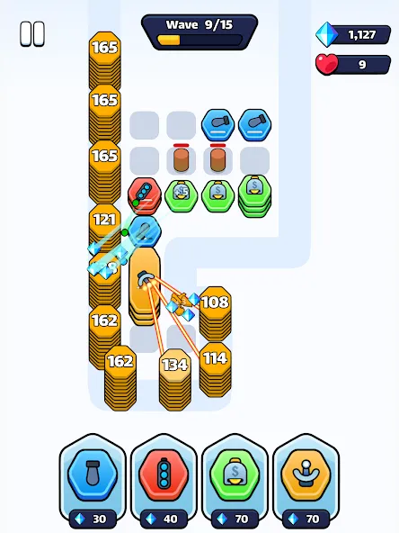¡Defensa hexagonal! screenshot 8