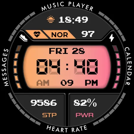 Phantom - LCD v4 | watch face screenshot 15
