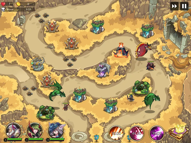 Kingdom War: 타워 디펜스 TD screenshot 13