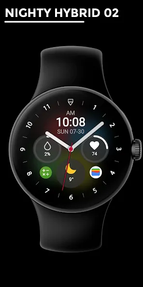 Nighty Hybrid 02 - watch face screenshot 1
