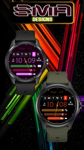 Modern Dashboard Watch Face 03 screenshot 8