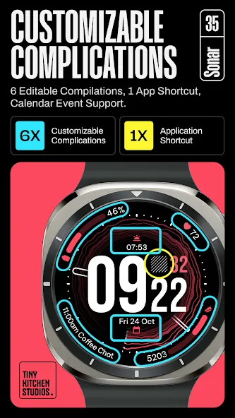TKS 35 Sonar Watch Face screenshot 5