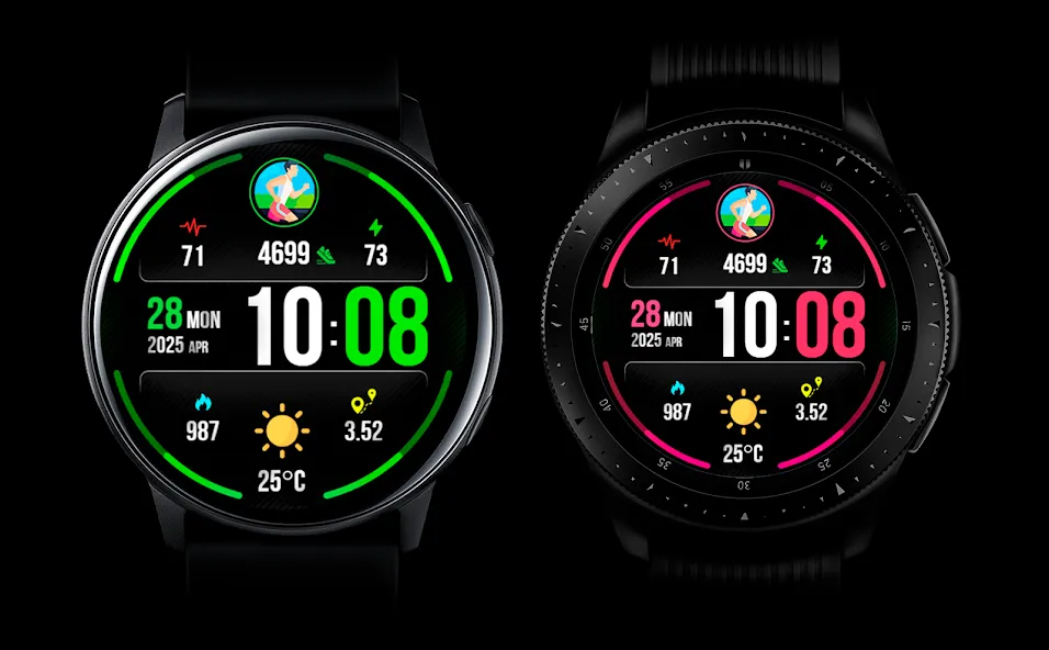 Digital PulseMotion Watch Face screenshot 3