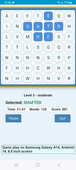 Word Construct Solitaire screenshot 5