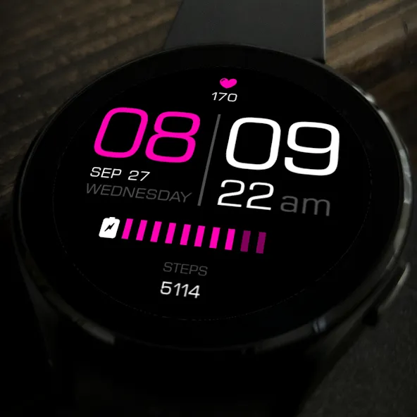 Key075 Modern Watch Face screenshot 6