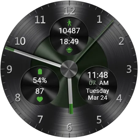 Black Metal Watch Face 2026 screenshot 12