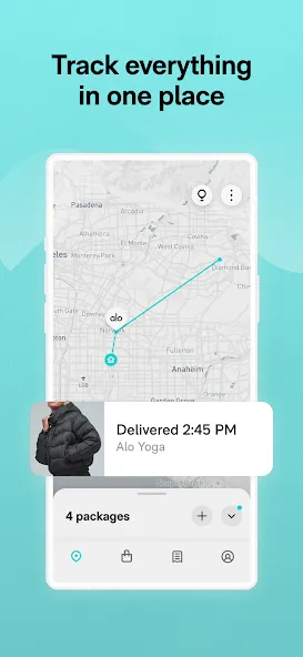 Route: Package Tracker screenshot 1