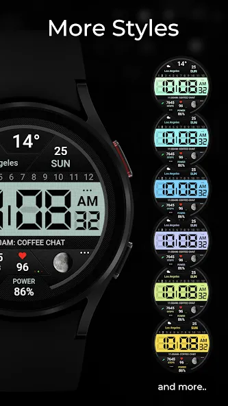 TVV Digital 2 Watch Face screenshot 2