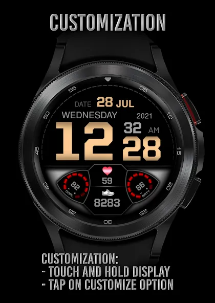 PW32 Time Digits Watch screenshot 4