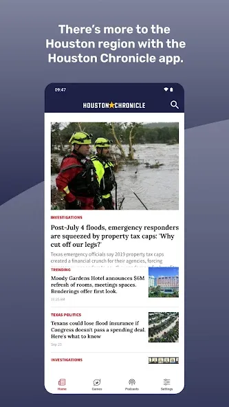 Houston Chronicle screenshot 1
