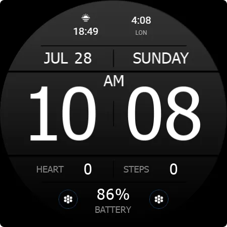 Key WF34 Digital Watch Face screenshot 28