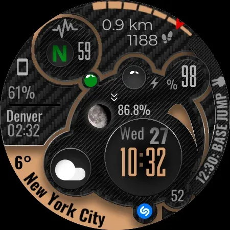 Digital Watch Face CUE104 screenshot 9