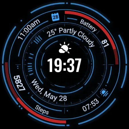 Digital Watchface D3 screenshot 17