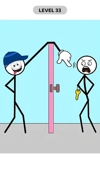Stickman Thief Puzzle IQ Games screenshot 1