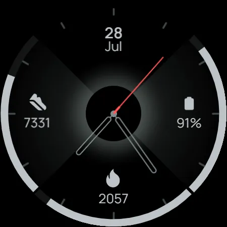 Analog watchface A5 screenshot 35