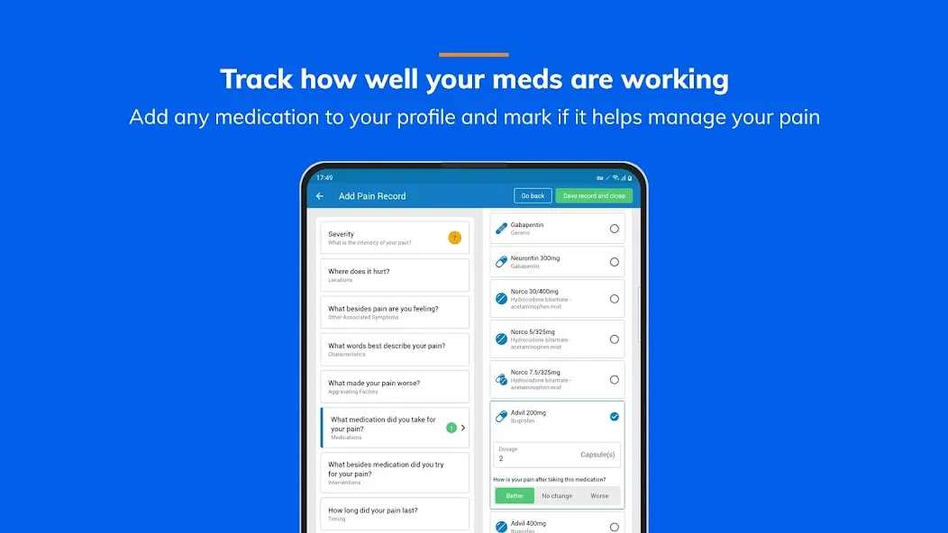 Manage My Pain screenshot 13