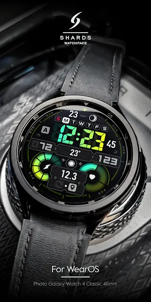 SH027 Watch Face, WearOS watch screenshot 5