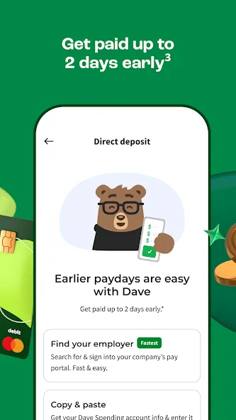 Dave - Fast Cash & Banking screenshot 4