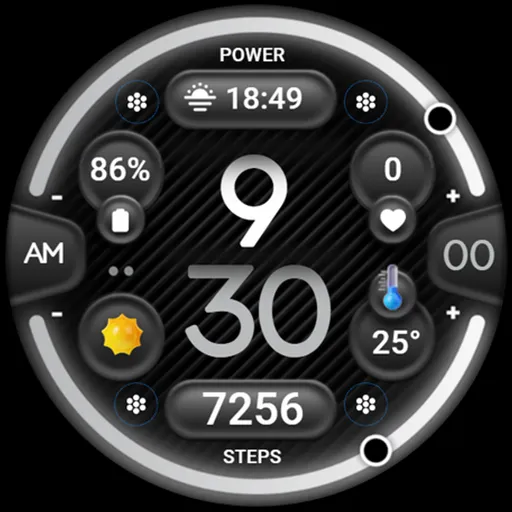 OMG 31 Digital Watch Face screenshot 31