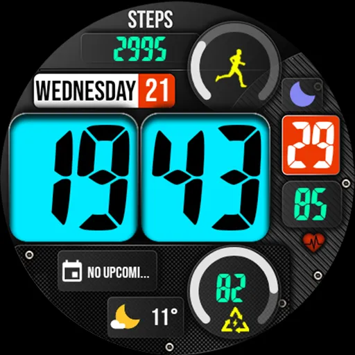 Digital watch face MB356 screenshot 22