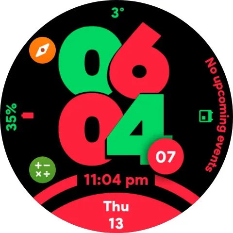 Pixel Sporty Pro - Watch face screenshot 11