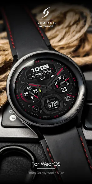 SH047 Watch Face, WearOS watch screenshot 5