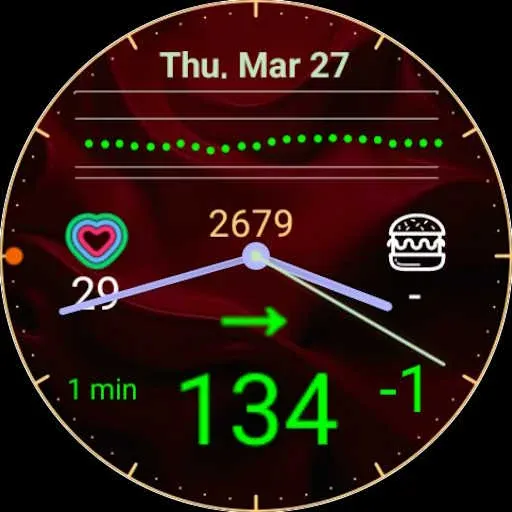 DMM17 Diabetic Watch Face XL screenshot 28
