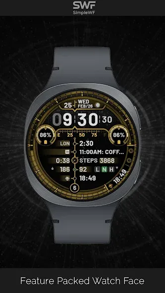 Digital Watch Face: DIGI 4 screenshot 7