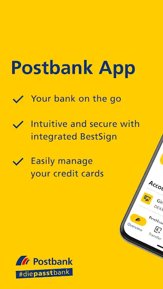 Postbank screenshot 1