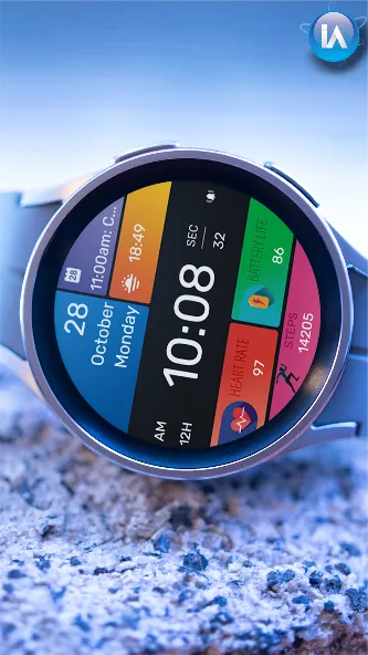 IA61 Digital Watchface screenshot 1