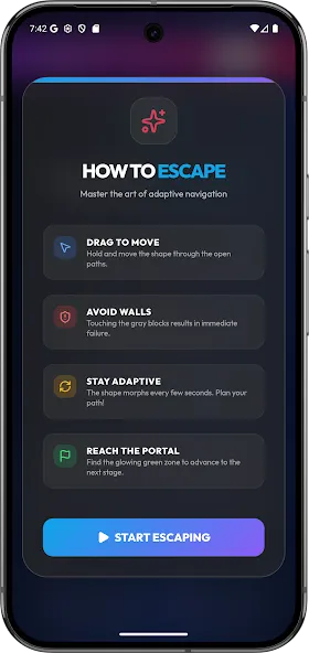 Shape Escape Maze Offline Play screenshot 5