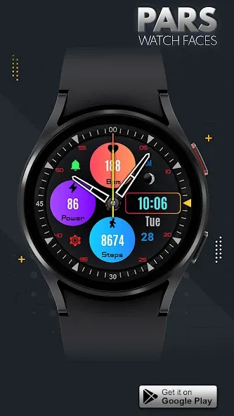 Pars Ion Hybrid Watch Face screenshot 4