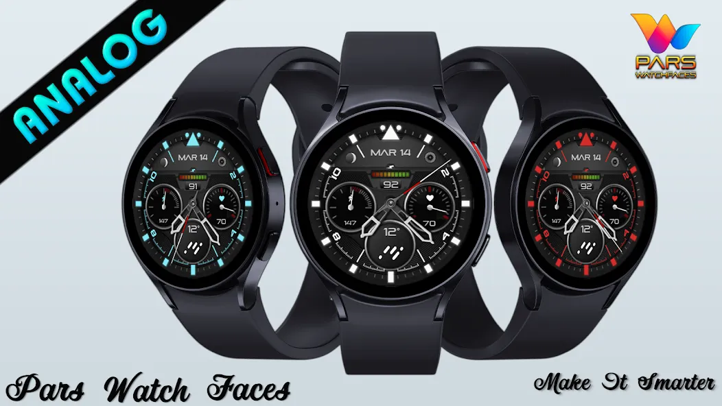 Pars Lena Analog Watch Face screenshot 2