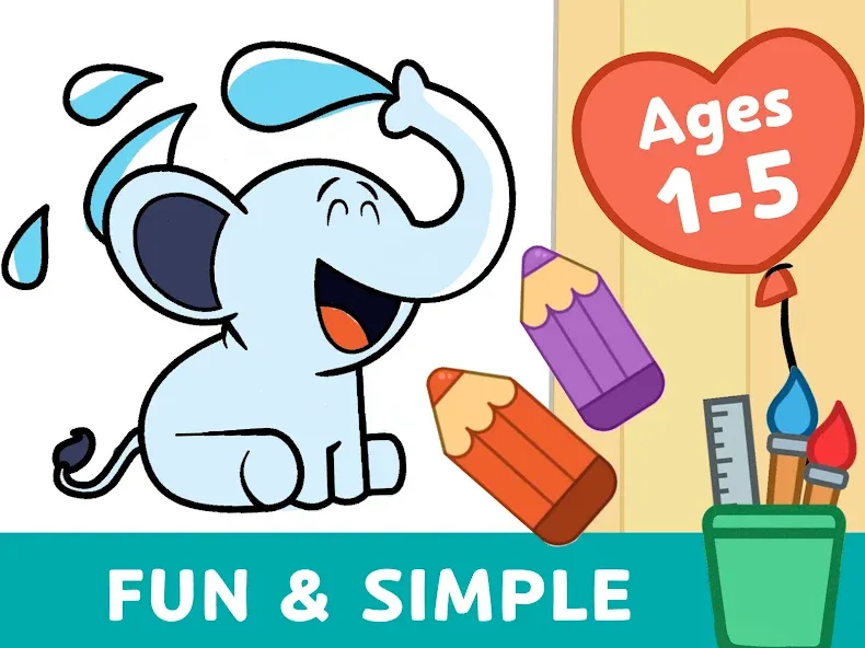 Kids Coloring Games & Drawing screenshot 7