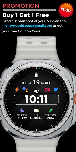 Night ver 58 - watch face screenshot 5