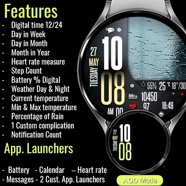 Animated Weather Modern IW07 screenshot 8