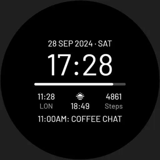 EXD092: Minimal Watch Face screenshot 31