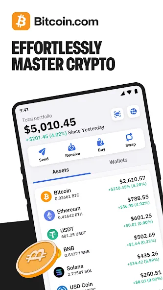 Bitcoin.com Wallet: Buy, Sell screenshot 1