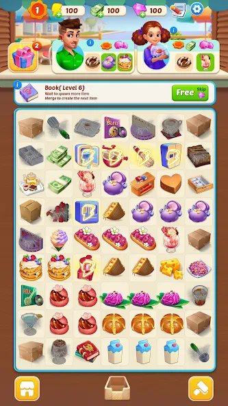 Merge Madness - Happy Cooking screenshot 1