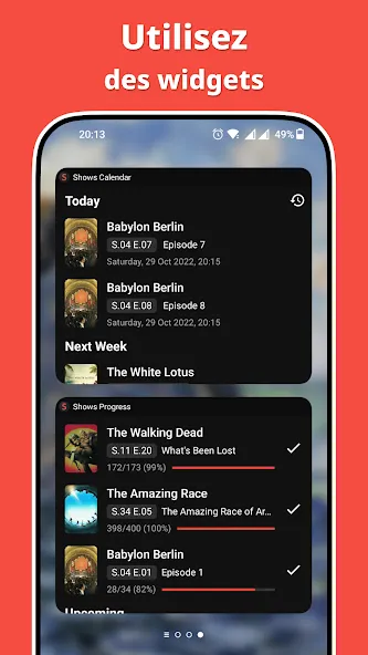 Showly : Suivi séries et films screenshot 7